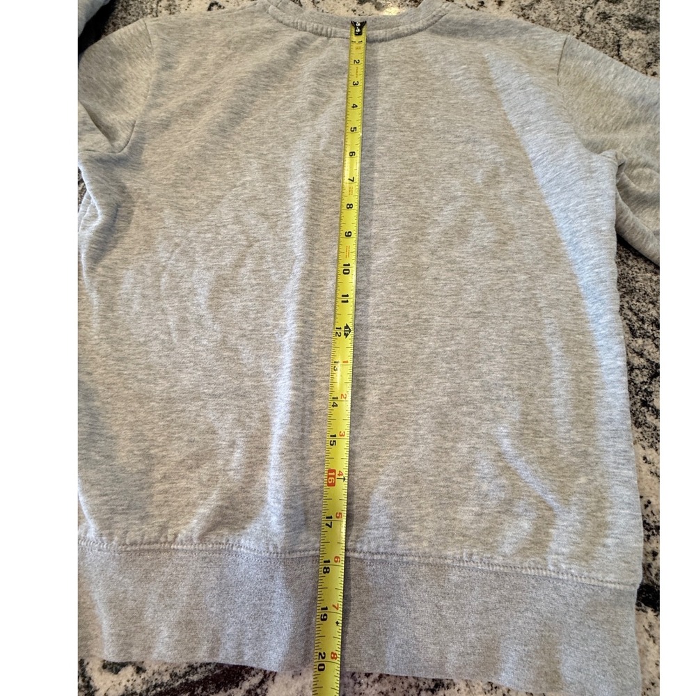 Jordan Jumpman Boys Gray Graphic Crewneck Sweatshirt Size M 10-12Y - Picture 8 of 9